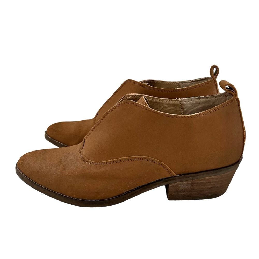 LUCKY BRAND Fimberly Brown Suede Leather Ankle Boots 11